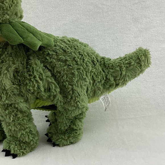 Sound And Light Animatronics Green Dragon Horns Wings No Leash Walks Roars - Picture 12 of 12